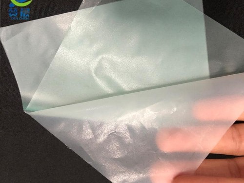 贊晨tpu熱熔膠膜低溫耐水洗聚氨酯膠膜0.06mm復(fù)合布料電子保護(hù)套